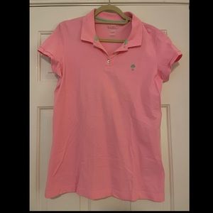 Lilly Pulitzer Island Polo in Pink Size L